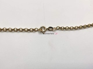 cadena oro 18k 40cm