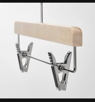 Perchas madera para pantalón y falda