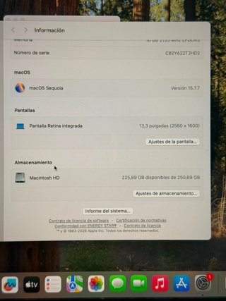 MACBOOK PRO 2018 I7/16/256