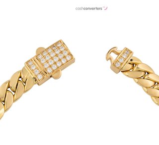pulsera oro 18k con piedra con circonita