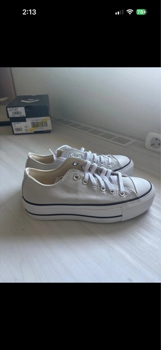 Converse plataforma talla 37