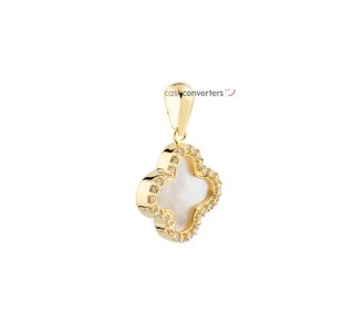 colgante oro 18k con circonita