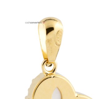 colgante oro 18k con circonita