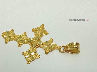 crucifijo oro 18k