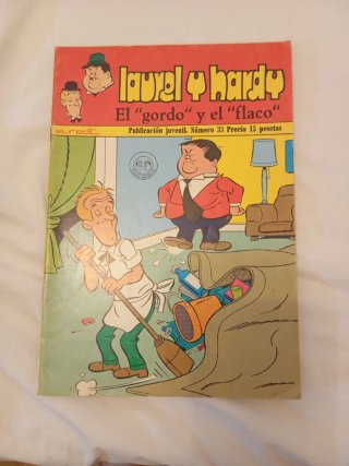 Tebeos El Gordo y el Flaco, " Laurel y Hardy.