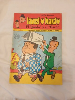 Tebeos El Gordo y el Flaco, " Laurel y Hardy.