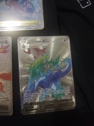 Lote de 5 cartas Pokémon EX, VMAX, V