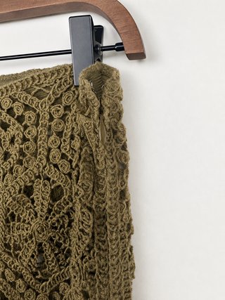 Pantaloni crochet H&M verde taglia L