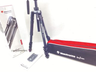tripode manfrotto befree live video travel tripod kit