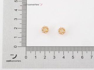 pendientes oro 18k con piedra