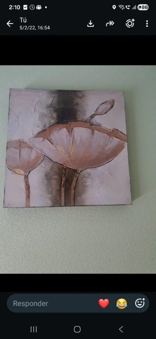 Lámpara de mesa con 4 tulipas
