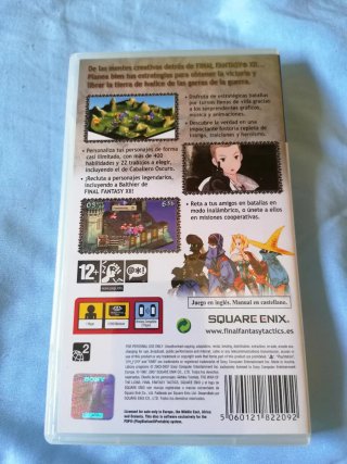 Final Fantasy Tactics The War Of Lions PSP Pal Esp