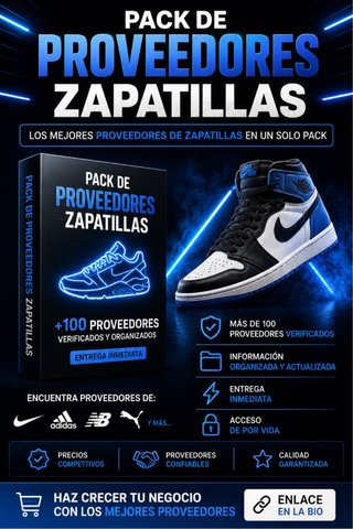 Pack Proveedores Zapatillas