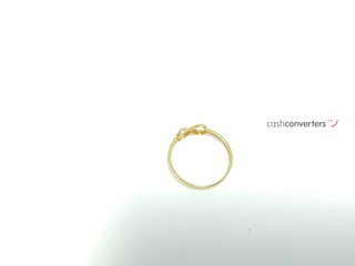 anillo oro 18k con circonita