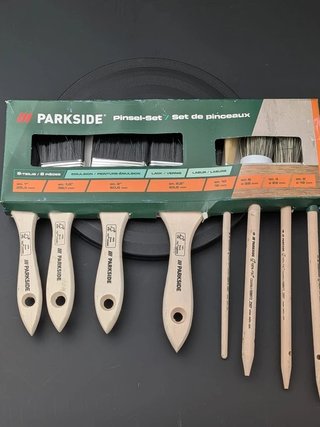 Set 8 Pennelli Parkside Pittura e Vernici