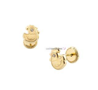 pendientes oro 18k