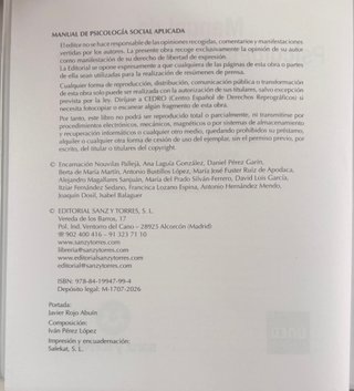 Manual de psicología social aplicada