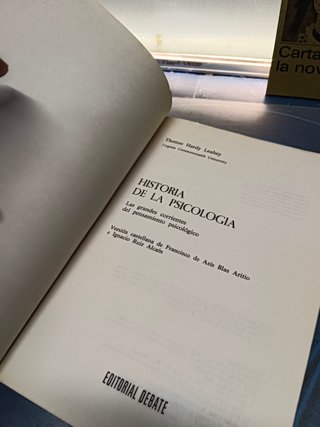Historia de la psicología + 2 novelas de Sigmund Freud- 3 libros