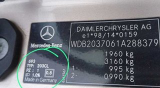 297448 elevalunas mercedes clase (w203) sportcoupe