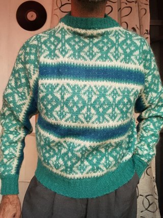 Maglione Vintage Robe di Kappa Motivo Geometrico