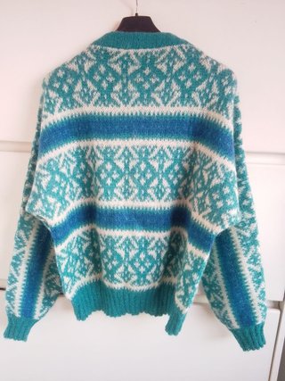 Maglione Vintage Robe di Kappa Motivo Geometrico
