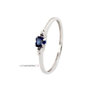 anillo oro 18k con piedra con circonita