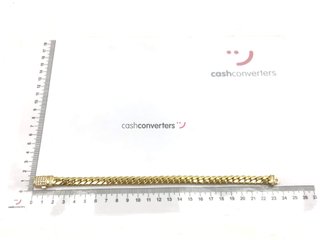 pulsera oro 18k con piedra con circonita