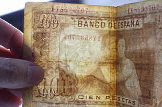 Billete de 100 pesetas 1953. Julio Romero de Torres.