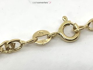 cadena oro 18k 30cm