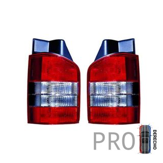 Piloto Trasero Sin Portalámparas Blanco Rojo - Derecho - Volkswagen VW TRANSPORTER T5 / Multivan / Caravelle 2P (2003-2009)