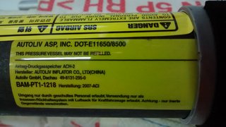 850201D000 AIRBAG CORTINA DERECHO KIA CARENS 3ª GENERACION: 2006-2007-2008-2009-2010-2011-2012-2013