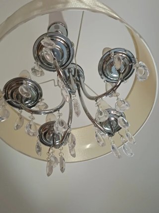 Lámpara de techo cristal lágrimas Leroy Merlin