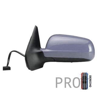 Espejo Completo Eléctrico Convexo Térmico Imprimado Pequeño 5 Pines - Derecho - Volkswagen VW Golf IV (1998-2003)