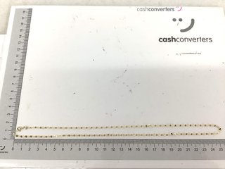 cadena oro 18k 25cm
