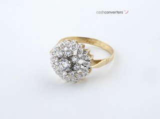 anillo oro 18k con piedra con circonita t. 16 (17,84 mm)
