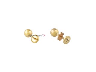 pendientes oro 18k