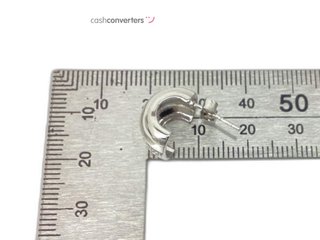 pendientes plata 925mm con piedra con circonita