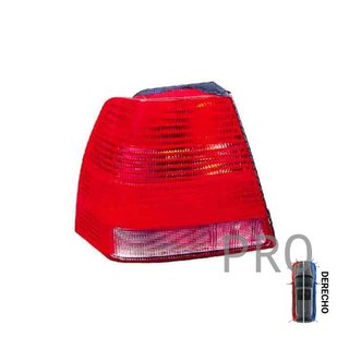 Piloto Trasero Sin Portalámparas Blanco Rojo - Derecho - Volkswagen VW BORA Berlina 4P (1998-2005)