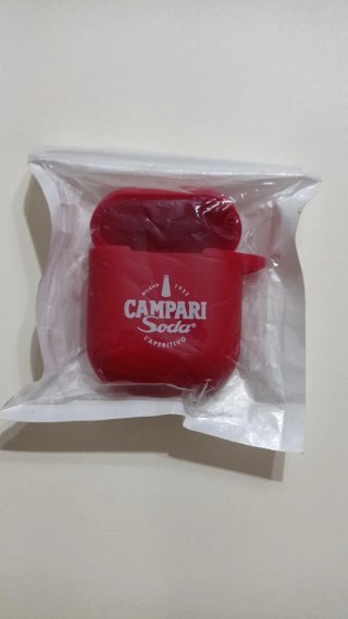 Cover AirPods Campari Soda Rosso