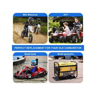 EFUTURETIME carburador moto 49cc 13mm filtro aire