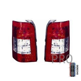 Piloto Trasero Sin Portalámparas Blanco Rojo - Derecho - Citroën CITROEN BERLINGO II 2P (2003-2008)
