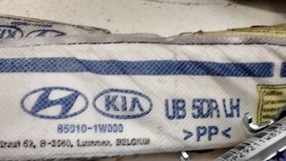 850101W000 AIRBAG CORTINA IZQUIERDO / IZQUIERDA KIA RIO 3ª GENERACION 2012-2013-2014-2015-2016