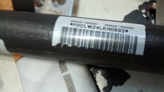 850102R500 AIRBAG CORTINA IZQUIERDO HYUNDAI I30 (FD) 2007-2008-2009-2010-2011-2012