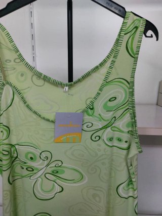 Vestido Muslher Verano Estampado Mariposas Talla L