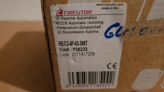 Circutor REC3 63A diferencial rearmable automático