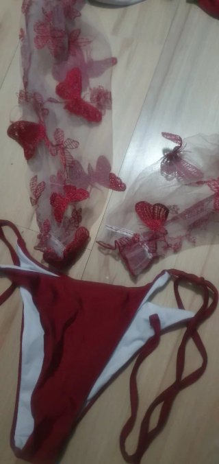 Bikini Transparente Talla M