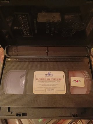 EL ASESINO DEL CALENDARIO VHS VIDEOCLUB