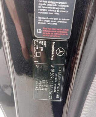 461430 airbag delantero mercedes-benz clase (w209)