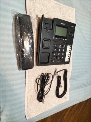 Teléfono de sobremesa Alcatel Negro