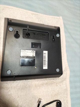 Teléfono de sobremesa Alcatel Negro